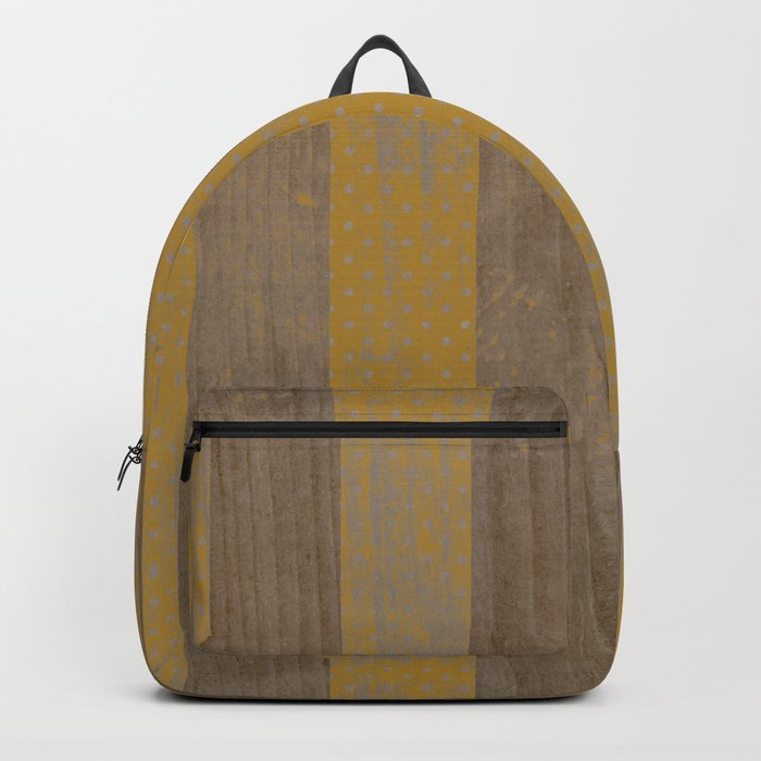 wood stripes backpack