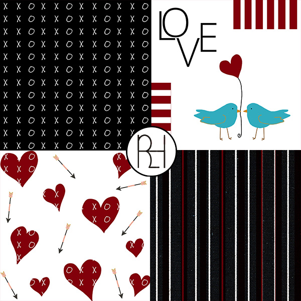 Valentine Designs Available On Fabric And Products