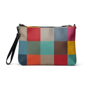 Warm Colorblock Crossbody Bag