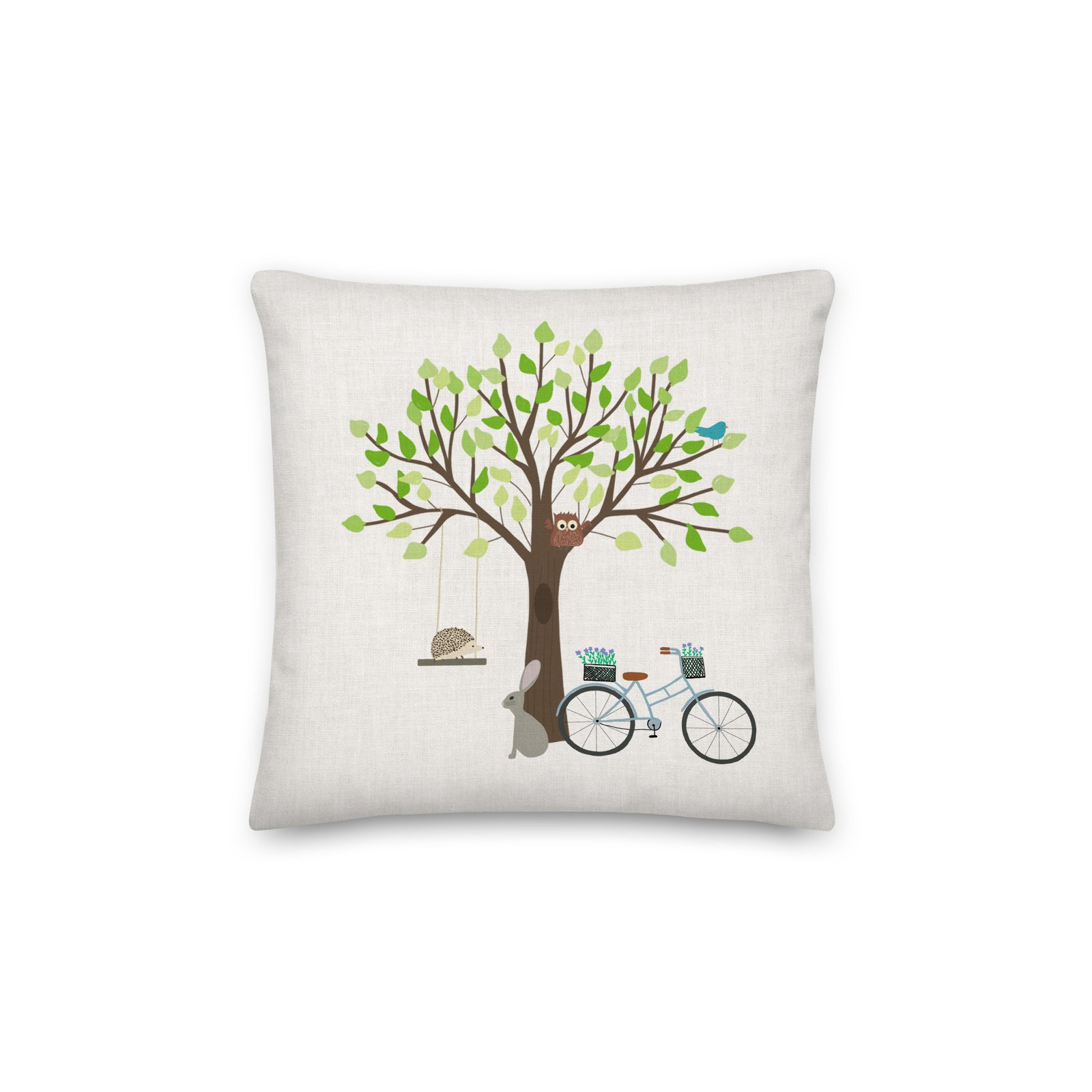 Woodland Playground Premium Pillow - Image 3