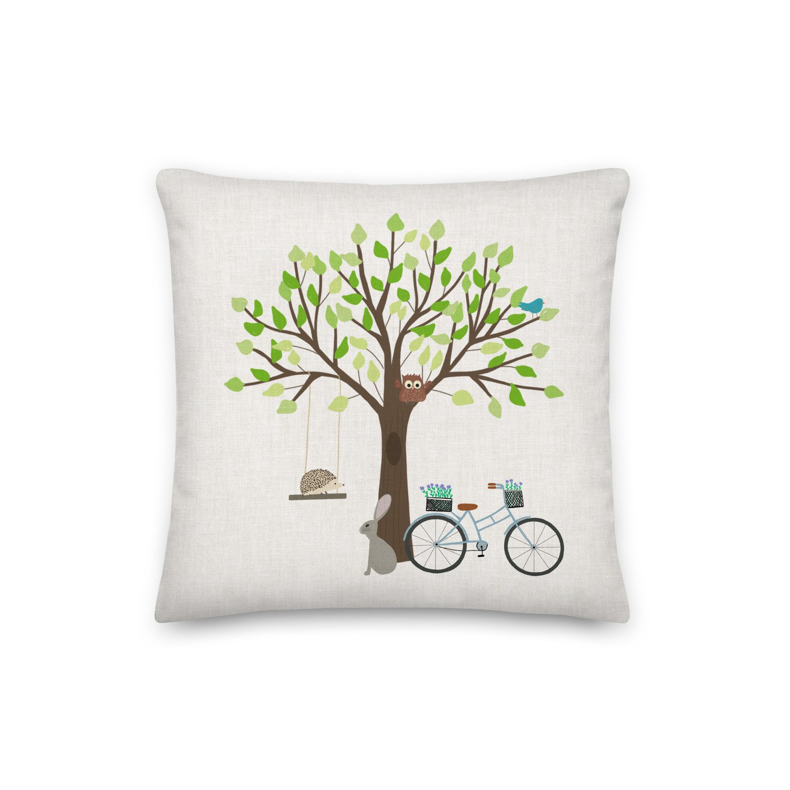 Woodland Playground Premium Pillow - Image 4