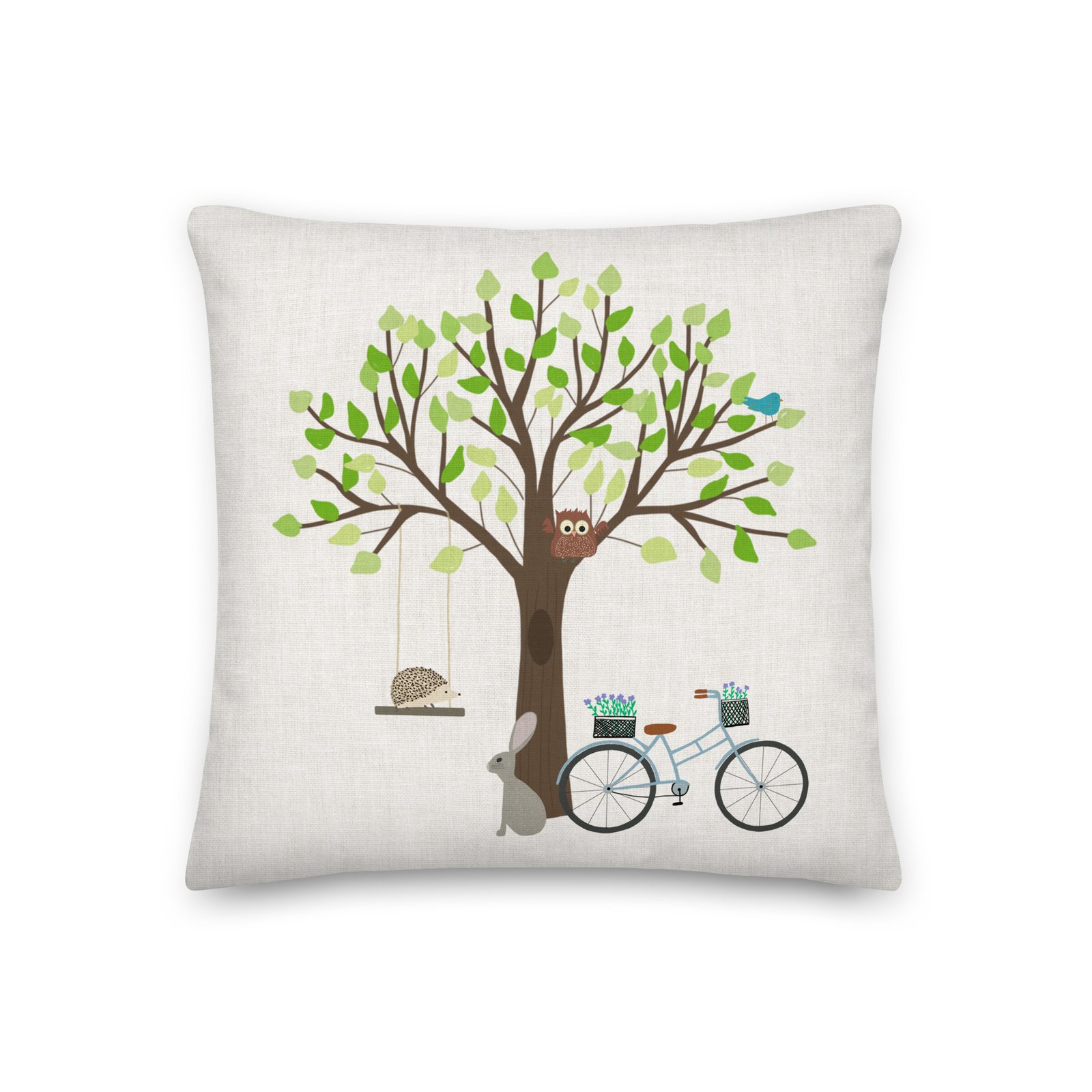 Woodland Playground Premium Pillow - Image 6