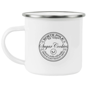 North Pole Christmas Enamel Camping Mug